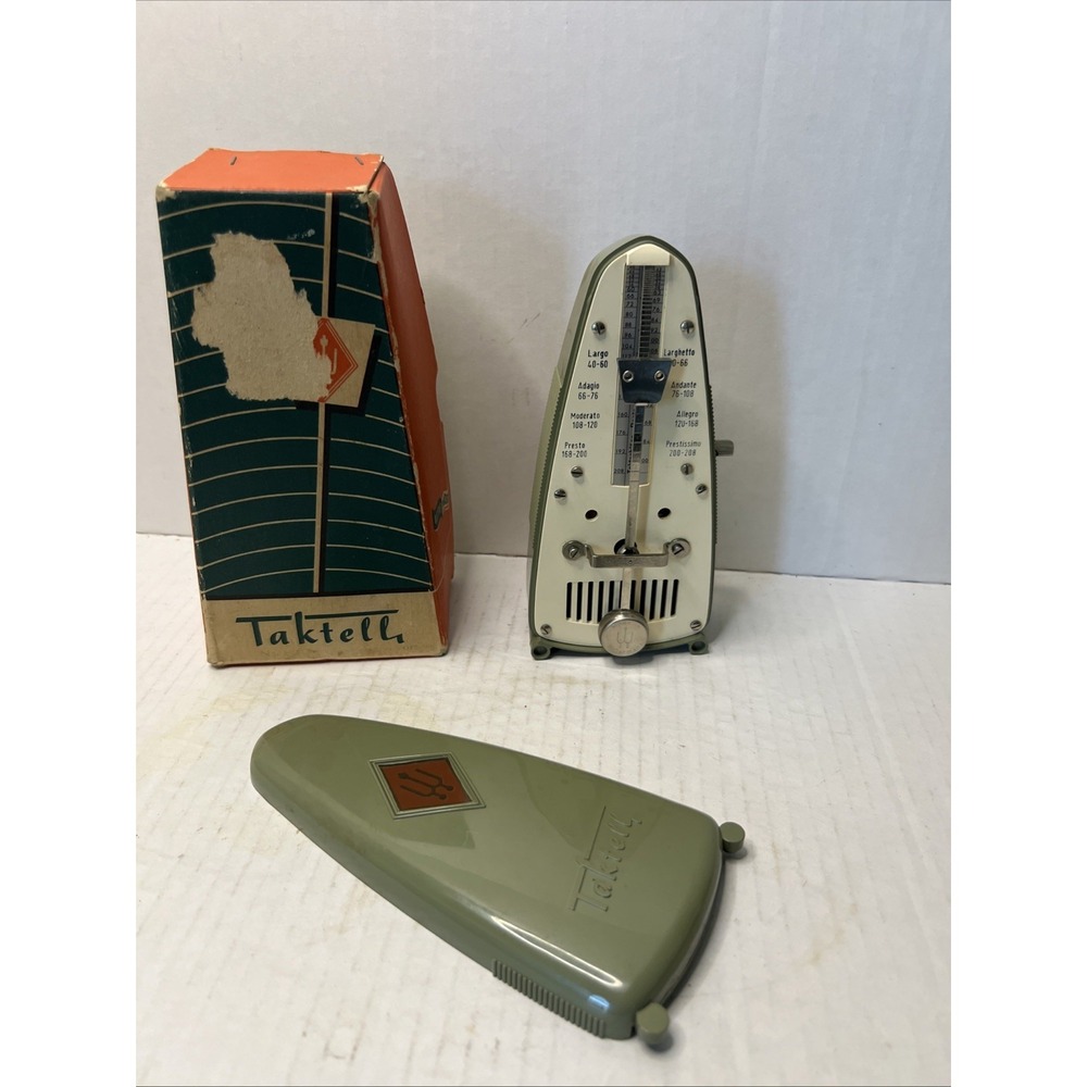 Wittner Taktell Green Metronome With Original Box And Instructions